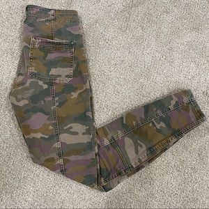 Anthropologie camo pants